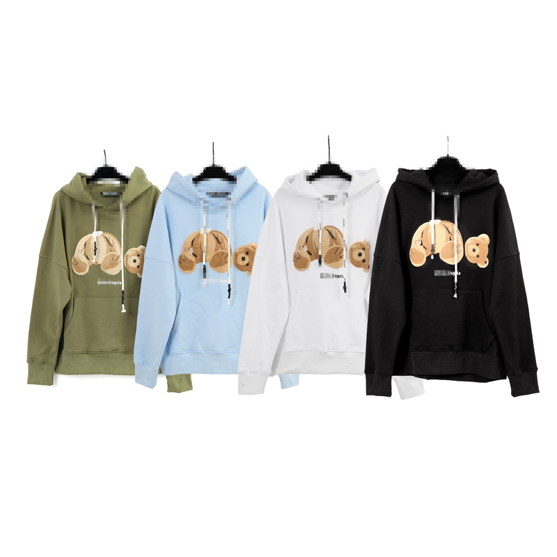 Vtnfog Palm Angel Pa Severed Bear Embroidered Hoodie Loose Pullover Unisex Casual Long Sleeve Hoodie Trendy Vtnfog Palm Angel Pa Severed Bear Embroidered Hoodie Loose Pullover Unisex Casual Long Sleeve Hoodie Trendy