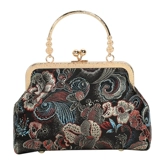 Ципао, барсетка, этническая классическая сумка, этнический стиль, с вышивкой