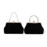 Зимнее ципао, флисовая портативная барсетка, сумка через плечо, маленькая сумка клатч, цепь, маленькая небольшая сумка