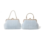 Зимнее ципао, флисовая портативная барсетка, сумка через плечо, маленькая сумка клатч, цепь, маленькая небольшая сумка