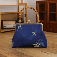 Голубой бамбуковый лист