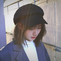 Cai Xiaofat exploits a painters hat schoolgirls day series newspaper Tong Berei anise cap 100 hitch a duck tongue cap spring and autumn winter tide