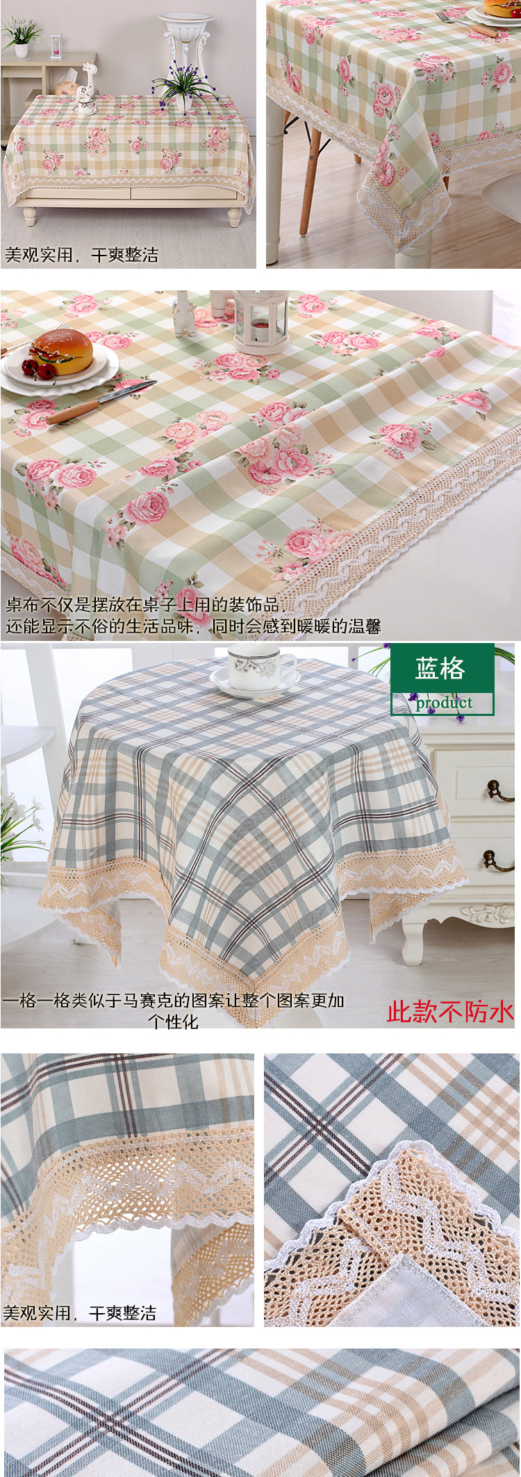 thay màn hình tivi samsung Khăn trải bàn bằng vải lanh cotton nhỏ bàn nhà lưới màu đỏ không thấm nước tủ TV phòng khách hình chữ nhật máy trà khăn trải bàn tùy chỉnh - TV thay màn hình tivi sony