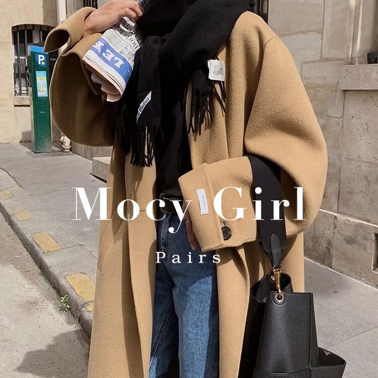 sandro asw double face cashmere big coat woman 2022 autumn winter new Korean version loose long version fur coats women