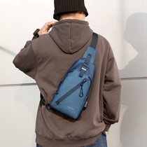 Chest Bag Men 2022 New Oxford Cloth Waterproof Casual Mens Bag Large Capacity Nylon Backpack Single Shoulder Diagonal Satchel Bag