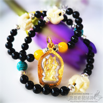 Enamel version of the mini four-sided Buddha braceletDetails page with videoTang Tang Thai Buddha card