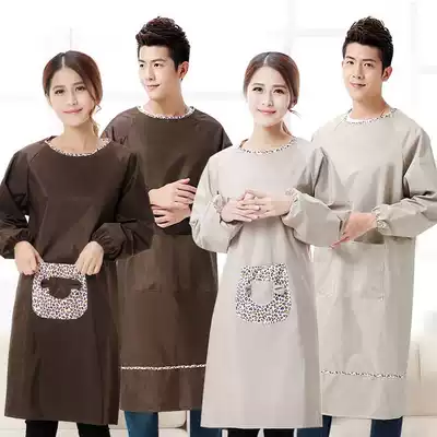 Hair salon assistant work manager Hair salon hairdresser hot dye special waterproof Korean version of women's clothing hair dye apron