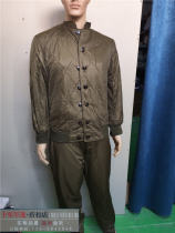 Old-fashioned 03 cotton pants cold storage winter warm cotton clothes set washable cotton pants