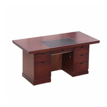 Single 1 2 m Paint Desk 1 4 m Sticks Solid Wood Leather Computer Desk Substaff Desk Brief owner table