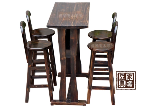 Углеродный винный столик, стул, стойкий батончик, стул, скамейка, стул стул с твердым деревянным столом