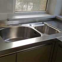 New stainless steel countertop cabinet custom 304 pull stainless steel kitchen counter to replace the table