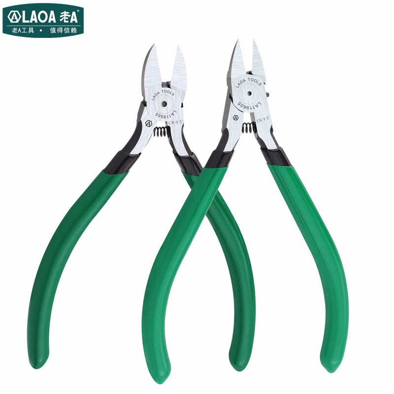 Old A industrial wide mouth electronic cut pliers diagonal mouth pliers 5-inch electronic pliers model cut water port pliers scissors