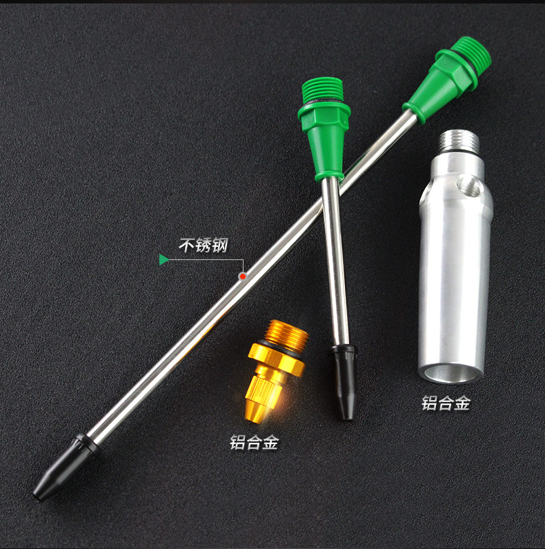 Old A Blow Dust Gun Accessories Single Adjustable Big Air Flow Wind Mouth Lengthened Blow Gun Mouth Long Life Aluminum Alloy Gun Body