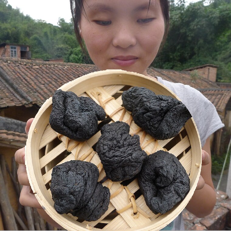 Cooked yellow Rhubarb Cooked yellow 500g Huai Dihuang Cooked yellow nine steamed nine sun Morindia partner