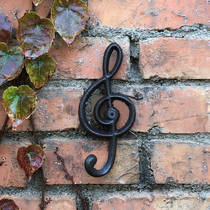 Cast Iron Art Doors Hook Fields Au Style Vintage Retro Wall-mounted Door Rear Cloak Hook Wall Hook Creative Classical Hanging Hook Notes