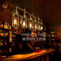 Industrial Style Retro Beer Cup Water Pipe Valve Table Lamp Chandelier Bar Zale Cup Aidsen Bulb