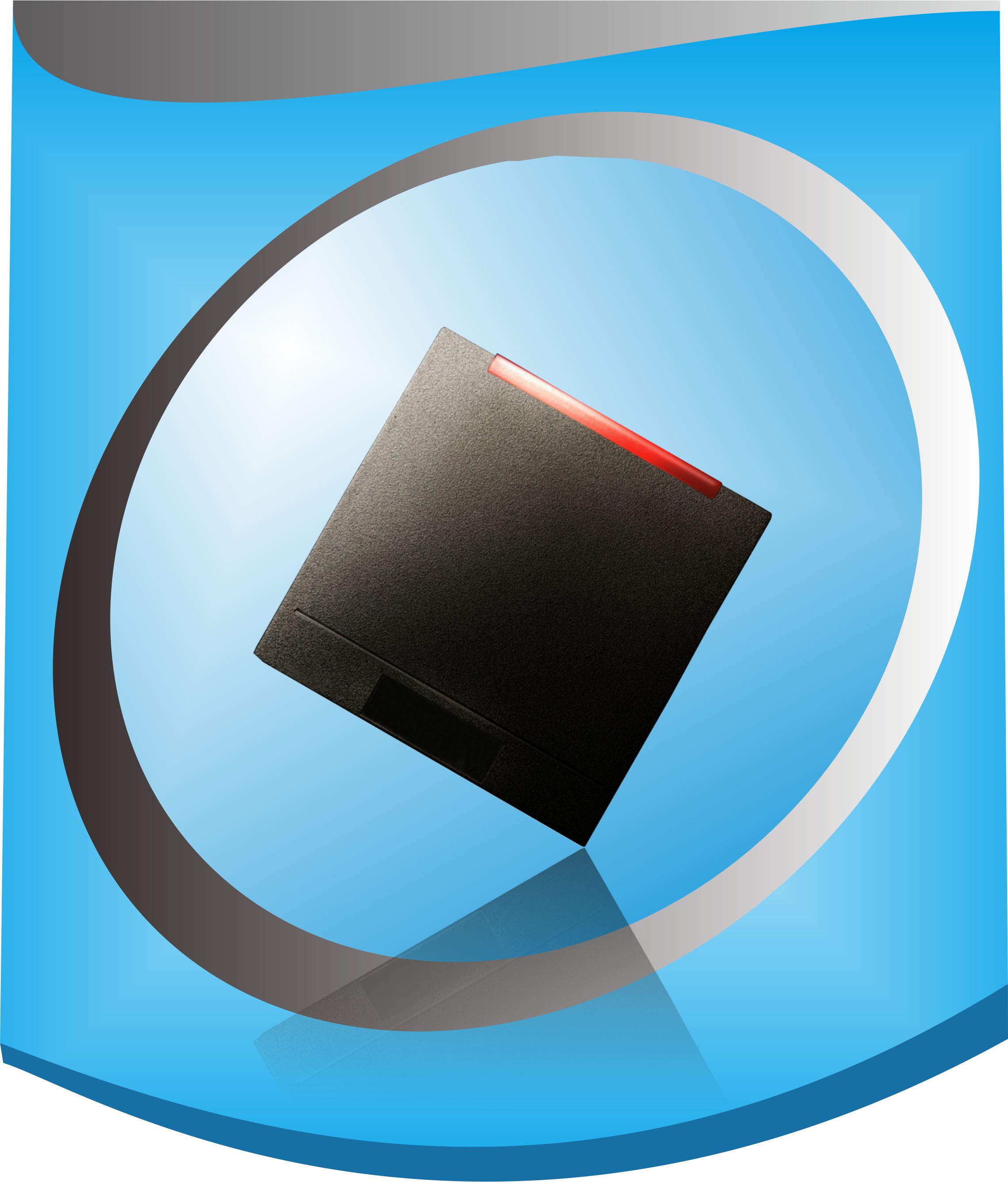 RS485ID IC card reader RS485ID IC access waterproof read head 485ID IC access card reader