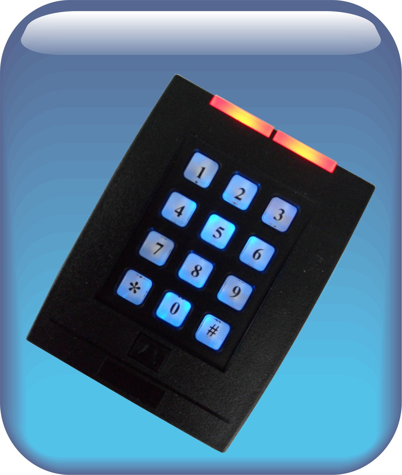 ID IC Access control read head password keyboard reader WG26 34 card reader RS485 password button read head