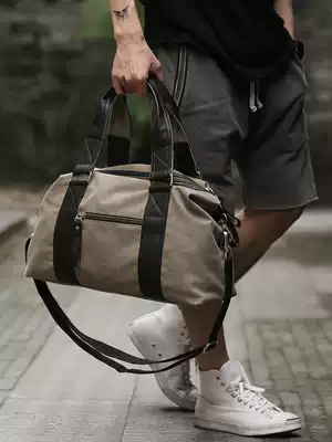 Retro Large Capacity Travel Bags Fashion Fashion Canvas Bags Men Shoulder Bags Casual Hand bag Men's Bags