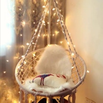 ins Net red shaking tassel swing chair basket cradle Indoor household balcony bed and breakfast Childrens cradle chair