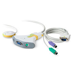 Original brand new Belkin BELKIN F1DF102P 2-port automatic KVM switcher