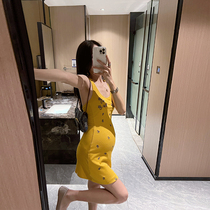 Golden Cocoon Advanced Embroidered sleeveless enceinte Liondress with robe Summer style Tight Vest Dress Spicy Mother suspension with skirt Short skirt