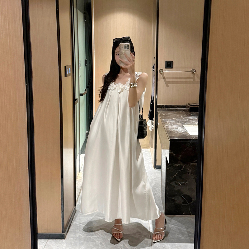 Golden Cocoon, Light Luxury Maternity Summer Dress, Beach Dress, Seaside Vacation Dress, Super Fairy Engagement Dress, Little White Dress Golden Cocoon, Light Luxury Maternity Summer Dress, Beach Dress, Seaside Vacation Dress, Super Fairy Engagement Dress, Little White Dress