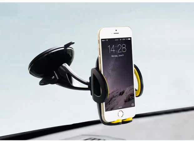 Xe điện thoại giữ kính phổ quát cốc hút dụng cụ điều hướng bệ xe bên trong điều hòa không khí ổ cắm khung - Phụ kiện điện thoại trong ô tô giá đỡ điện thoại từ tính