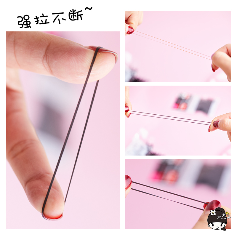 [USD 9.76] Japanese founder rubber band stuck hair high elastic hair