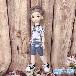 30 cm doll ແຟນ handsome fashionable dress-up ເດັກຜູ້ຊາຍຫຼິ້ນເຮືອນ dress-up toy doll