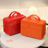 Ретро портативная косметичка, вместительная и большая сумка, маленький портативный чемодан, 14 дюймов