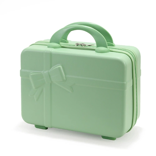 Ретро портативная косметичка, вместительная и большая сумка, маленький портативный чемодан, 14 дюймов