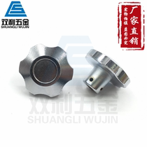 Six star handle Light hole plum handle Star handle Zinc alloy handwheel knob M8M10M12