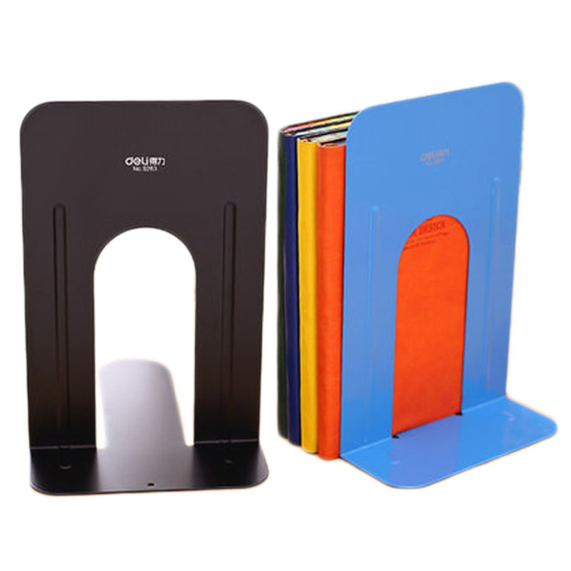 Powerful 9263 business white-collar office series iron book stand clip student supplies desktop storage textbook shelf