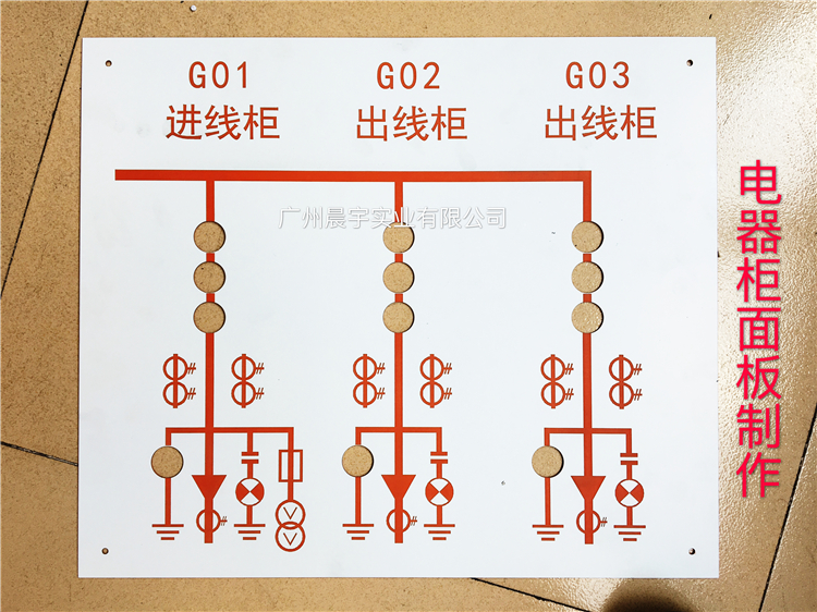 Nút điện bảng hiệu tùy chỉnh hai bảng màu nhựa thẻ khắc acrylic dấu laser - Thiết bị đóng gói / Dấu hiệu & Thiết bị