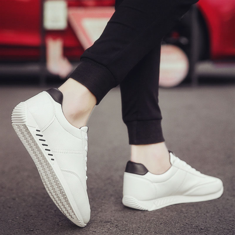 Tide Cards Little White Shoes Men 2022 Summer New Korean Edition 100 Ride Currents Men's Shoes Breathable Casual Sports Low Helps Slide Board Shoes