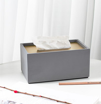 On the other side cement toilet tissue box living room creative tissue box simple Nordic home ins ornaments