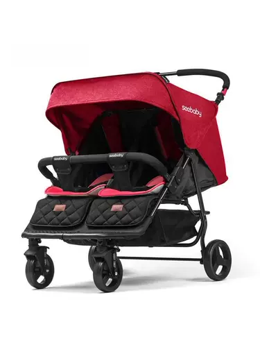 Детская тележка для двоих для выхода на улицу для близнецов