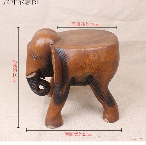 Thái Lan nhập khẩu đồ gỗ nội thất như ghế đẩu bằng gỗ chạm khắc Bàn ghế voi phân gỗ Lucky Feng Shui nhà thực tế - Cái ghế sofa giá rẻ