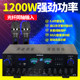 High-power amplifier home Bluetooth professional stage karaoke audio dual wireless microphone coaxial amplifier