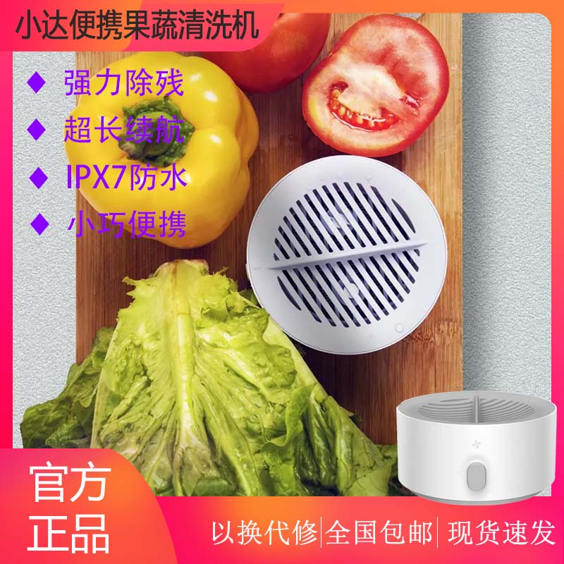 Small Da portable fruit and vegetable cleaning machine Fruit vegetable disinfection machine Vegetable Washing Machine Home Meat ingredients purifier