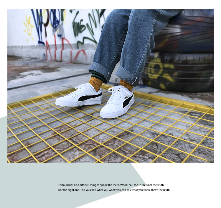 Puma giày thể thao màu hồng đen trắng giày nam và nữ giày trắng 359622-15-05 giày thể thao nữ màu đen