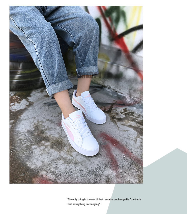 Puma giày thể thao màu hồng đen trắng giày nam và nữ giày trắng 359622-15-05 giày thể thao nữ màu đen