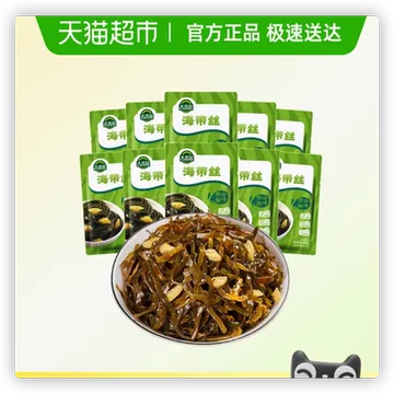 吉香居泡菜凉拌开袋即食海带丝48gx10袋