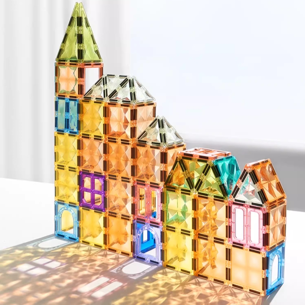 babycare儿童磁力片益智拼装玩具积木男孩女孩61六一儿童节礼物