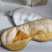 (shen depending on life) Aunt Cui loves breathable silk eye mask across the mountains and seas to shade comfortably and promote light sleep