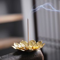 Antique porous lotus incense insert seat fragrant stove sandalwood stove sandalwood stove decoration tea ceremony incense burner