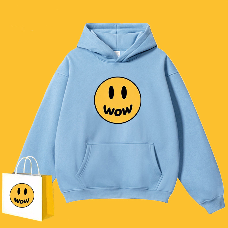 Drewessfodgr Smiley Face Hooded Sweatshirt Jacket Justin Bieber Trendy Brand Casual Loose Unisex Hoodie Drewessfodgr Smiley Face Hooded Sweatshirt Jacket Justin Bieber Trendy Brand Casual Loose Unisex Hoodie