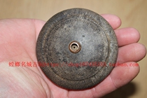 Antique Collection Qing Dynasty Purple Clay Smoking Pipe 199123