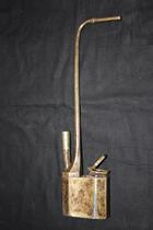 Antique Collection Qing Dynasty Pipe Hookah Repaired Pipe